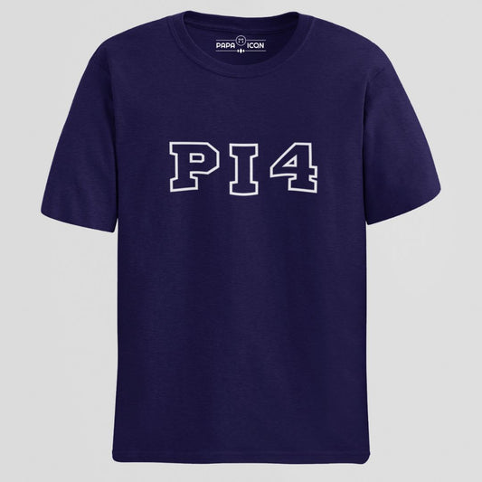 PI4 Navy Blue Platinum T-shirt