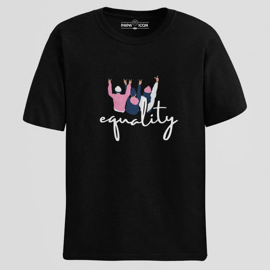Equality Black Platinum T-shirt