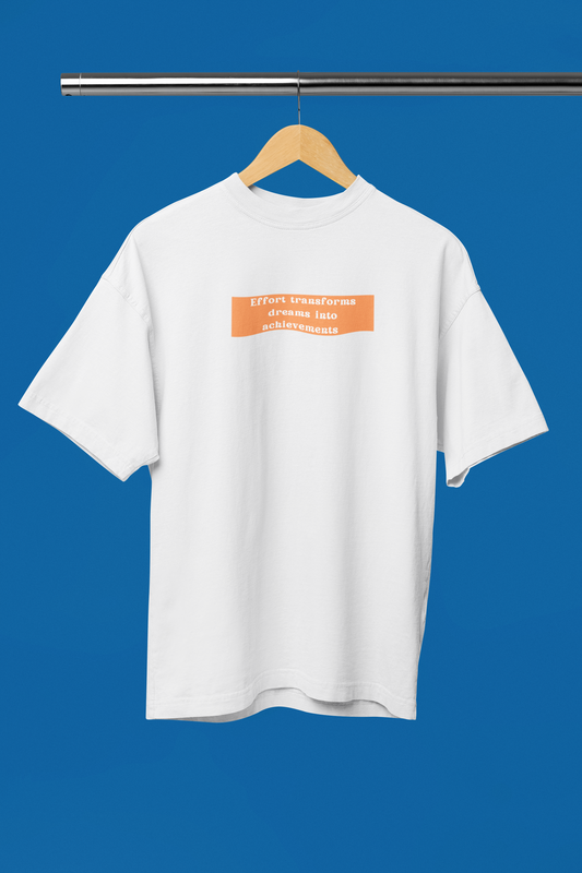 Effort Off-white Oversize T-shirt
