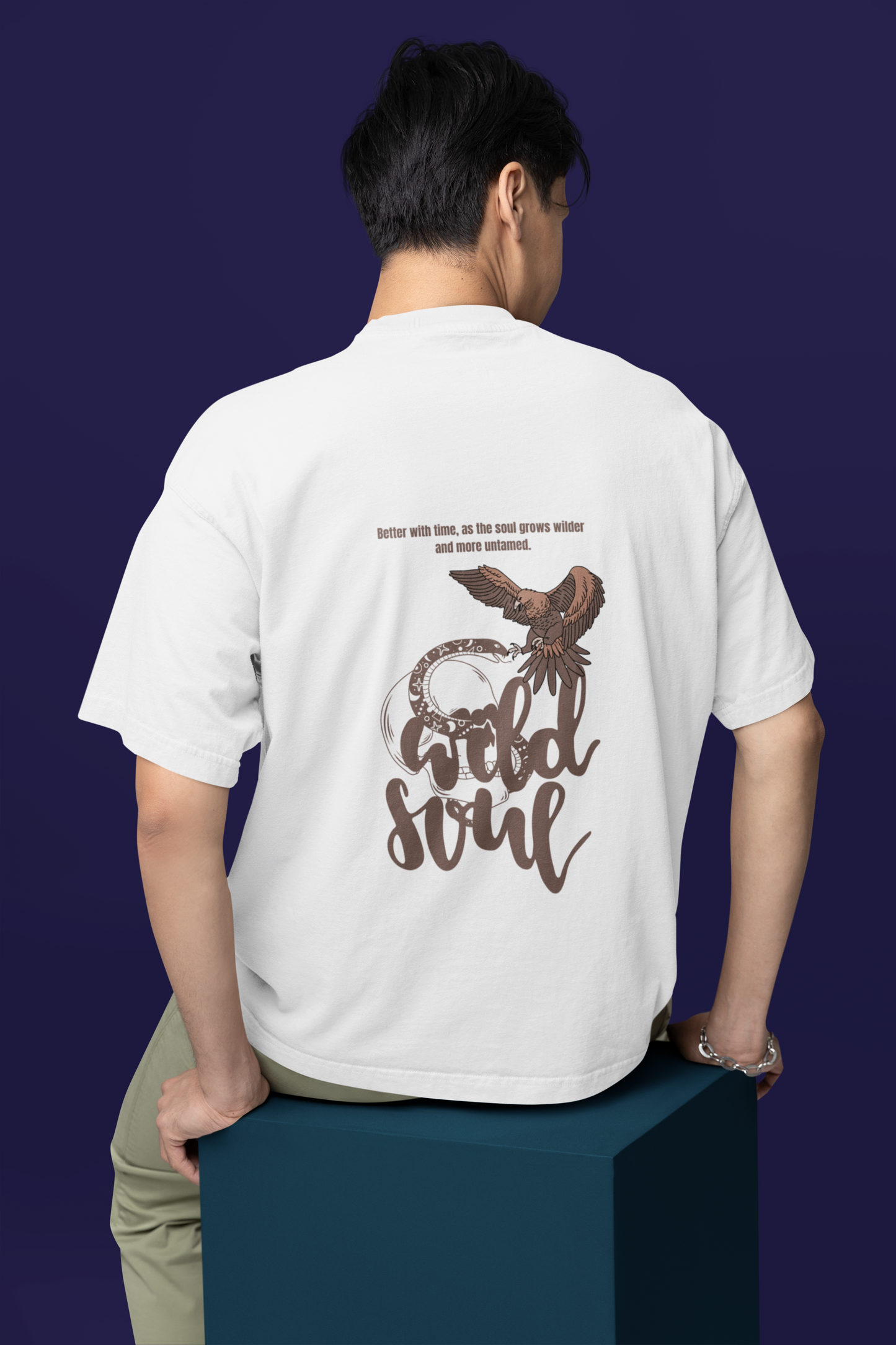 Wild Soul Off-white Oversize T-shirt
