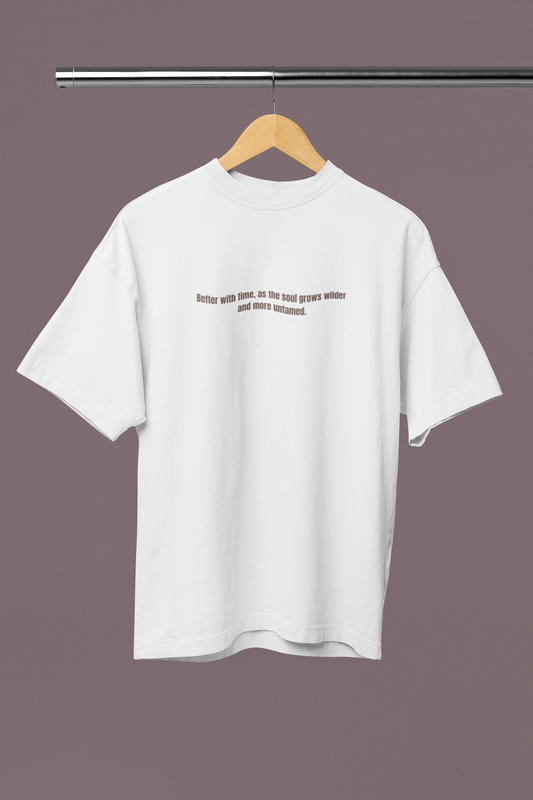 Wild Soul Off-white Oversize T-shirt