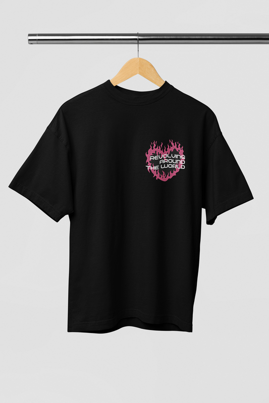 Futuristic Oversize  Black T-shirt