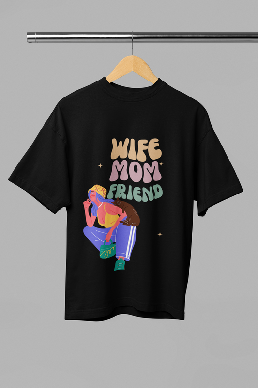 WMF Oversize  Black T-shirt