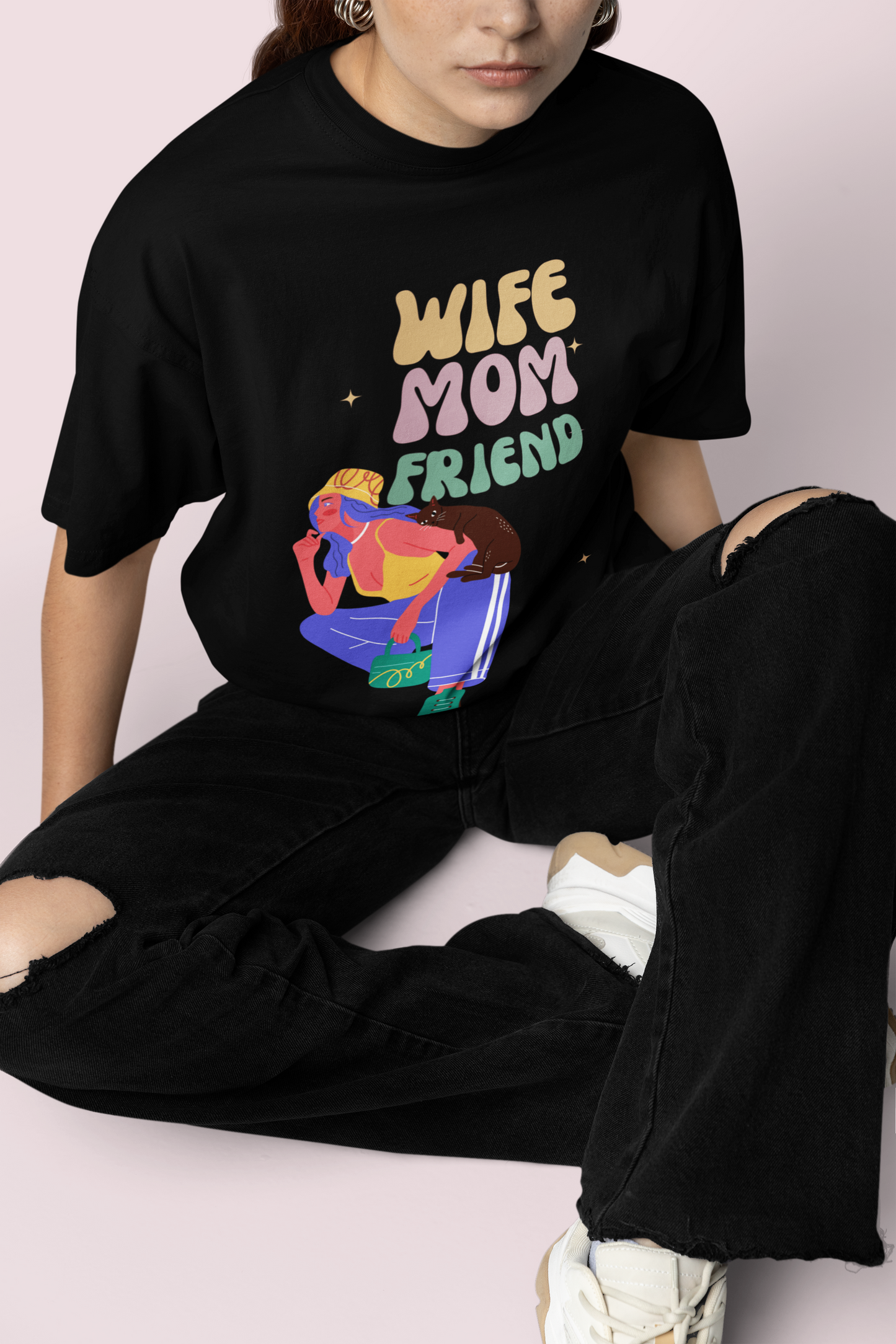 WMF Oversize  Black T-shirt