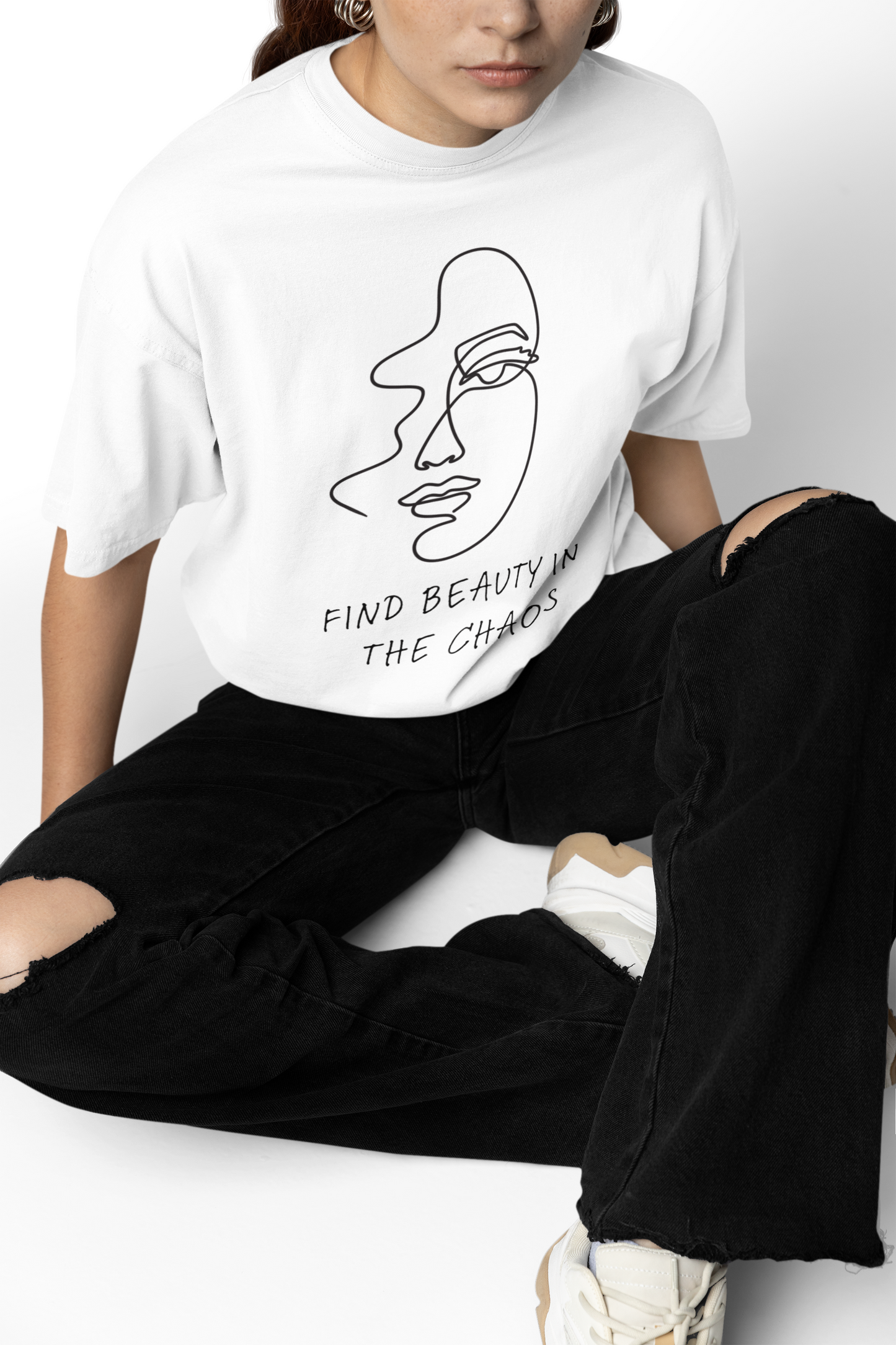 Chaos Off-white Oversize T-shirt