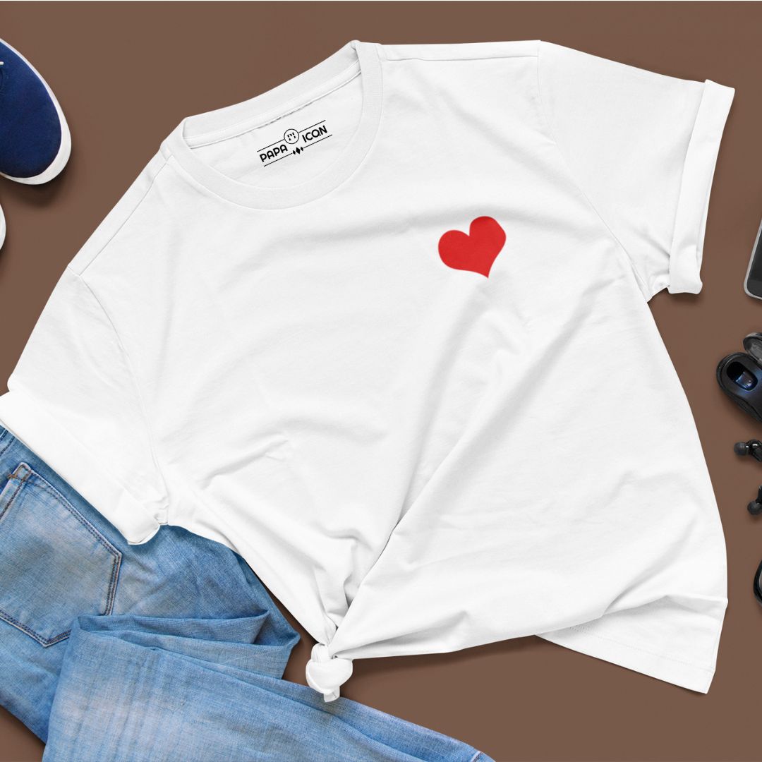 Sweet Heart White Platinum T-shirt