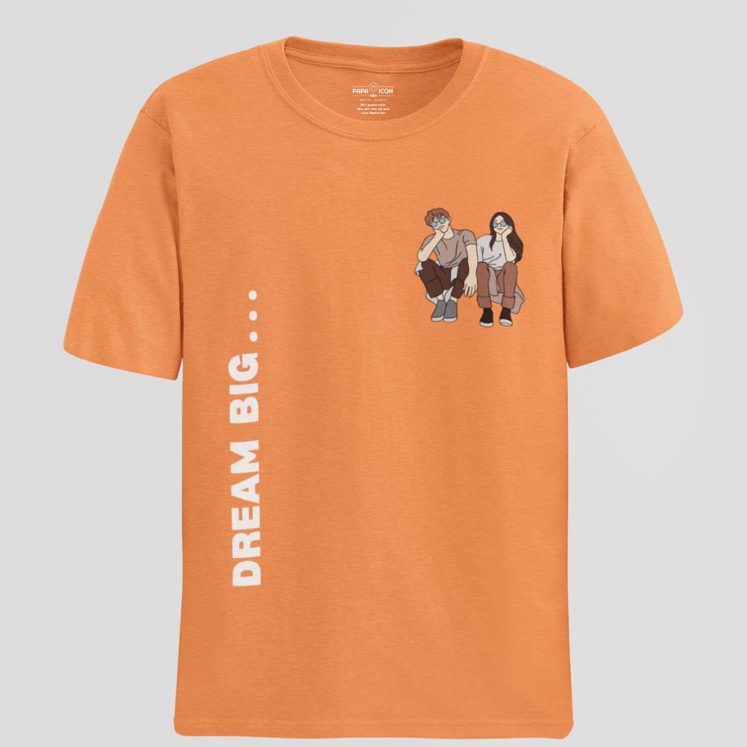 Dream Big Tangerine Regular T-shirt