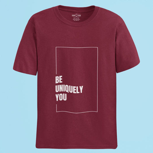 Unique Maroon Regular T-shirt