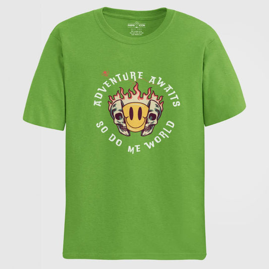 Me World Kiwi Green Classic Fit T-shirt
