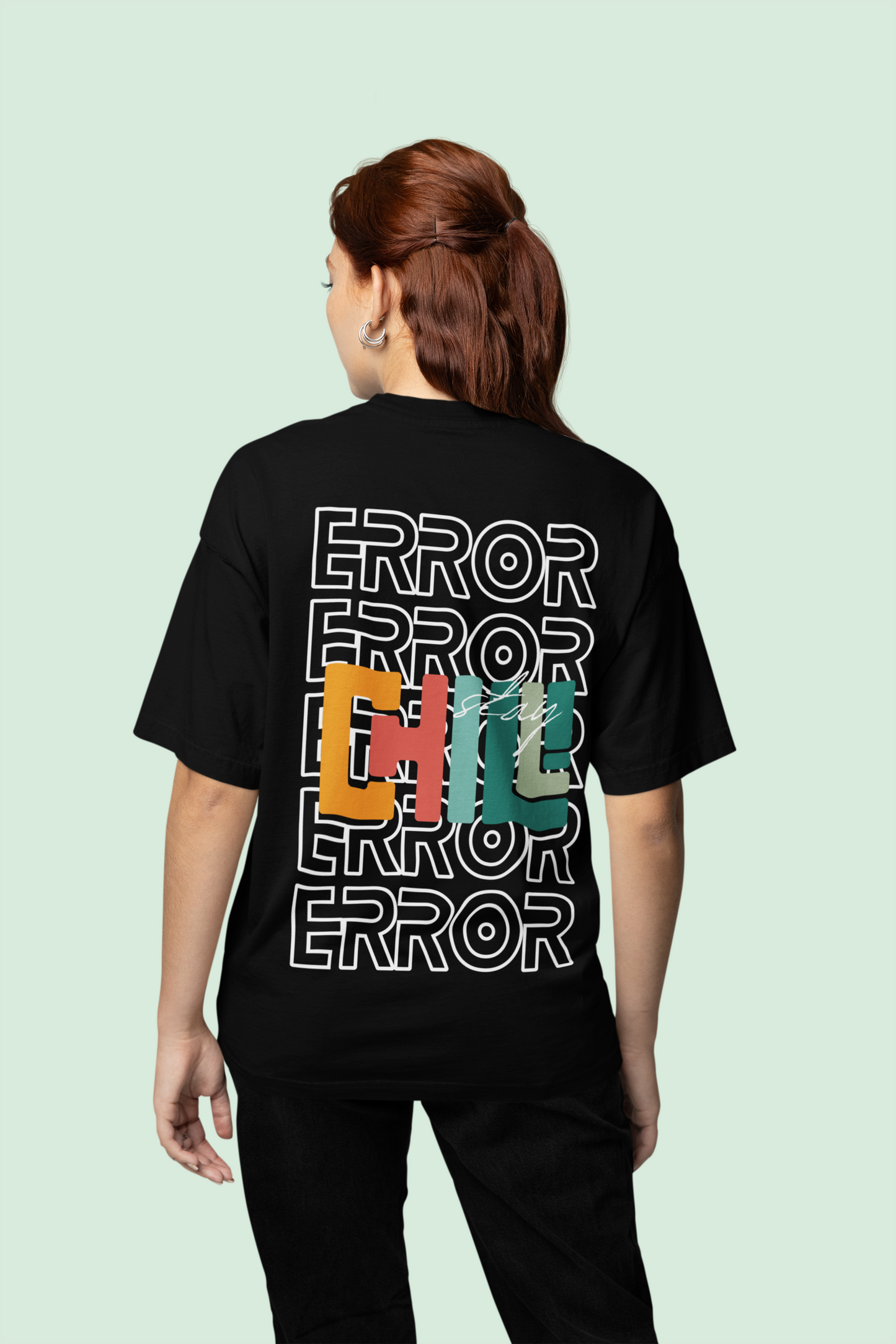 Chill Black Oversize T-shirt