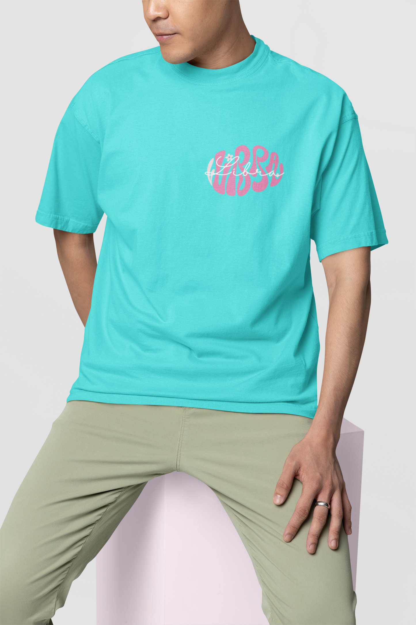 Libra Cyan Oversize T-shirt