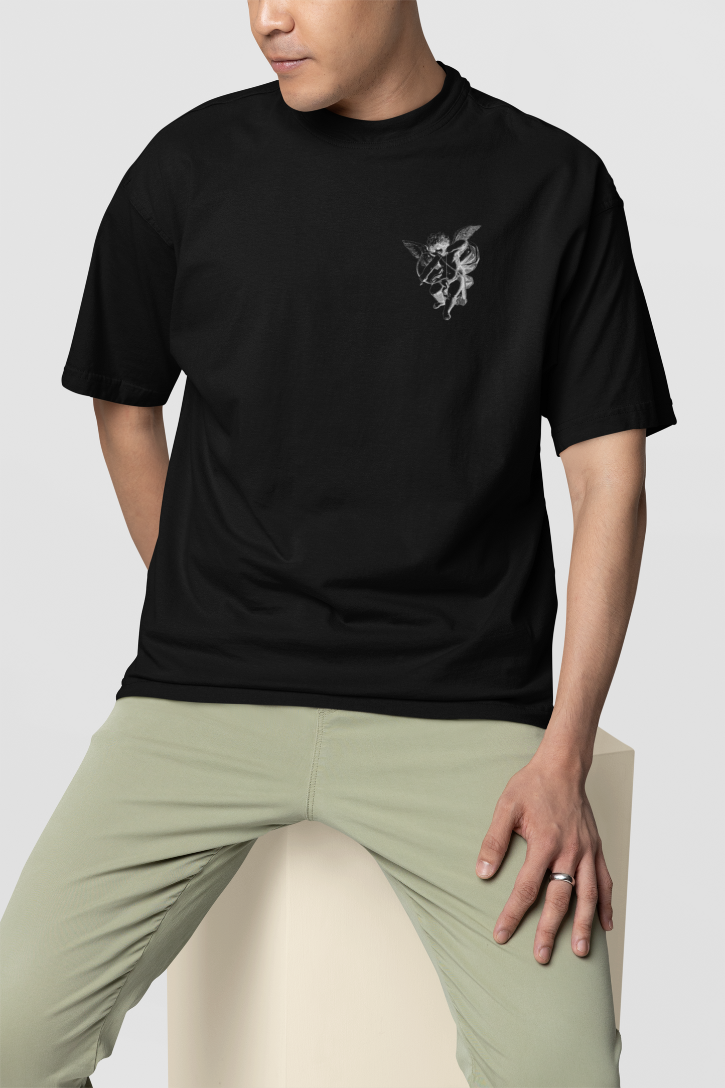 Cupid Black Oversize T-shirt