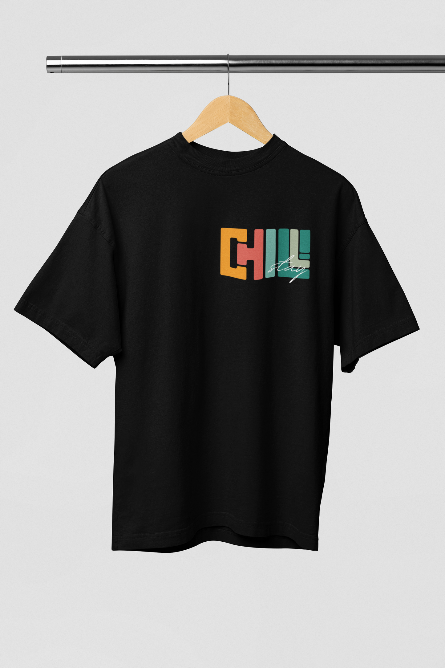 Chill Black Oversize T-shirt