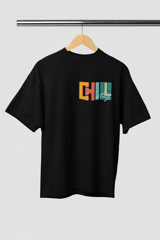 Chill Black Oversize T-shirt
