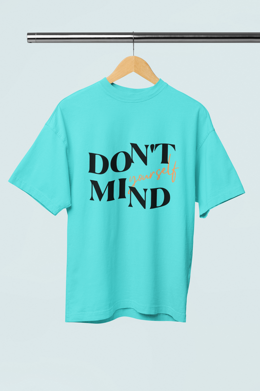 Mind Cyan Oversize T-shirt