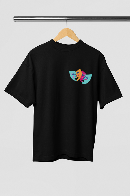 Drama Black Oversize T-shirt