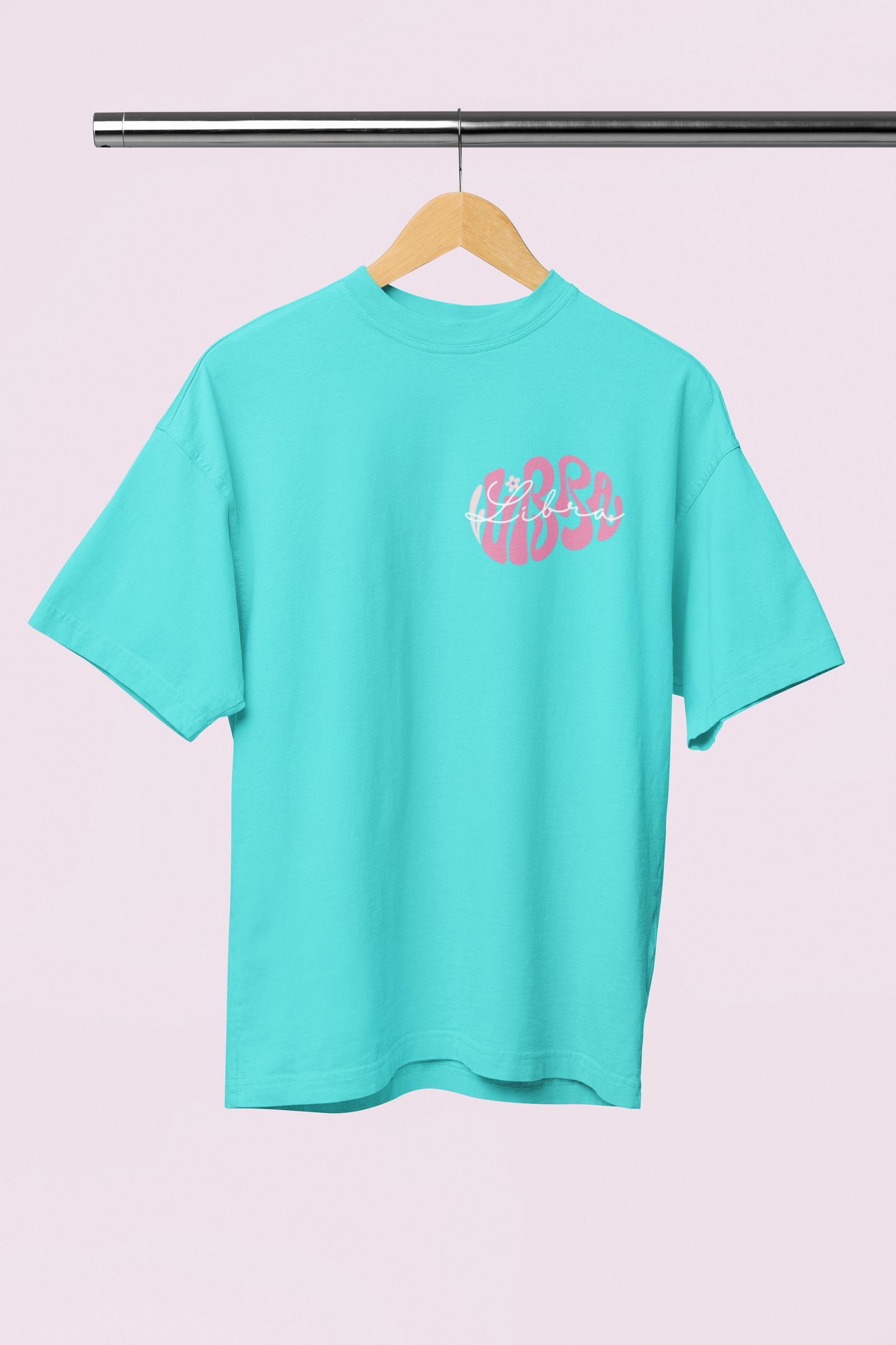Libra Cyan Oversize T-shirt