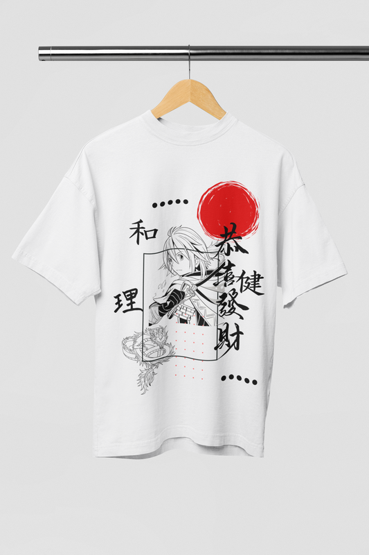 Manga Off-white Oversize T-shirt